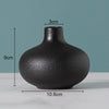 Simple Solid Color Ceramic Vases European Flower Arrangement Plant Pots
