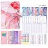 6 Loose leaf Binder Journal Book Marbling Notebook