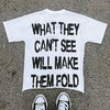 Harajuku Street Printed Large T-shirt Gothic