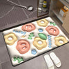 Foot Mats For Entering The Household Bathroom