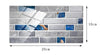 Marble Rock Crystal Tile Stickers Self-adhesive Wear-resistant Floor