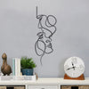 Indoor Face Line Art Decorative Metal Ornaments