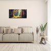 Autumn Forest Large Stretched Canvas Wall Art For Living Room Bedroom Home Decoration  Mordern Morning Sunlight Wood Print Picture Painting Decor Giclee Artwork Gallery Wrapped Gift Inner Frame