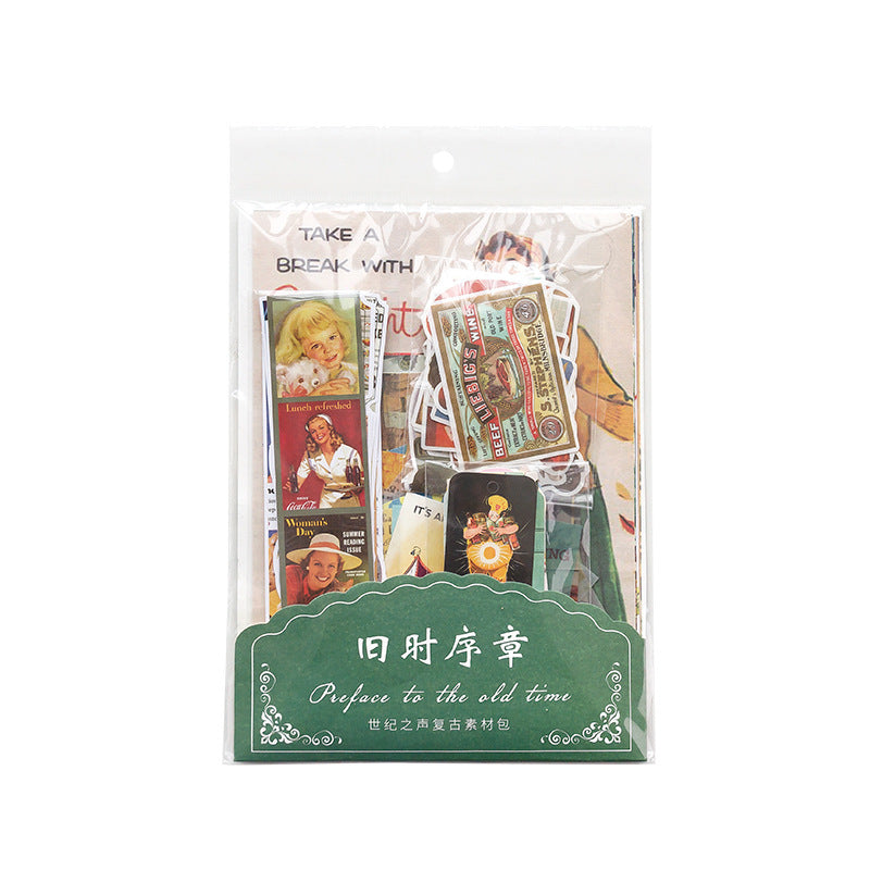 Voice Of The Century Retro Sample Data Journal Decorative Stickers