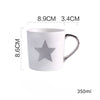 Ceramic Painted Gold Mug Cups For Men And Women