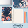 4pcs Floral & Marble Pattern Notebooks - Perfect for School, Office, Journaling, Christmas Gifts & Graduation Presents