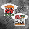 Harajuku Street Printed Large T-shirt Gothic