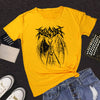 Women's Printed Short Sleeve Loose Top