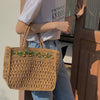 Women's Fashion Embroidered Hollow Woven Bag