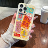Blue Light Spot Drill Silicone Lens Protector Phone Case