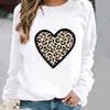 Women's Fashion Casual Round Neck Geometric Pattern Printed Sports Sweater
