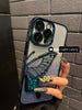 Phone Case Beautiful Glitter Powder Quicksand Butterfly With Lens