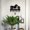 1pc Motorcycle Biker Sign, Great Motocross Sign For Garage Home Decor Metal Coat Hooks For Wall, Metal Wall Art For Entryway Coat Rack, Wall Mounted Coat Racks Hooks