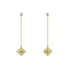 Fringe Earrings Emerald Diamond Earring Earrings