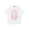 Human Shadow Print Short Sleeve Men Clothing Summer