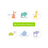 Roll Seal Affixed Animal Decoration Sticker Label
