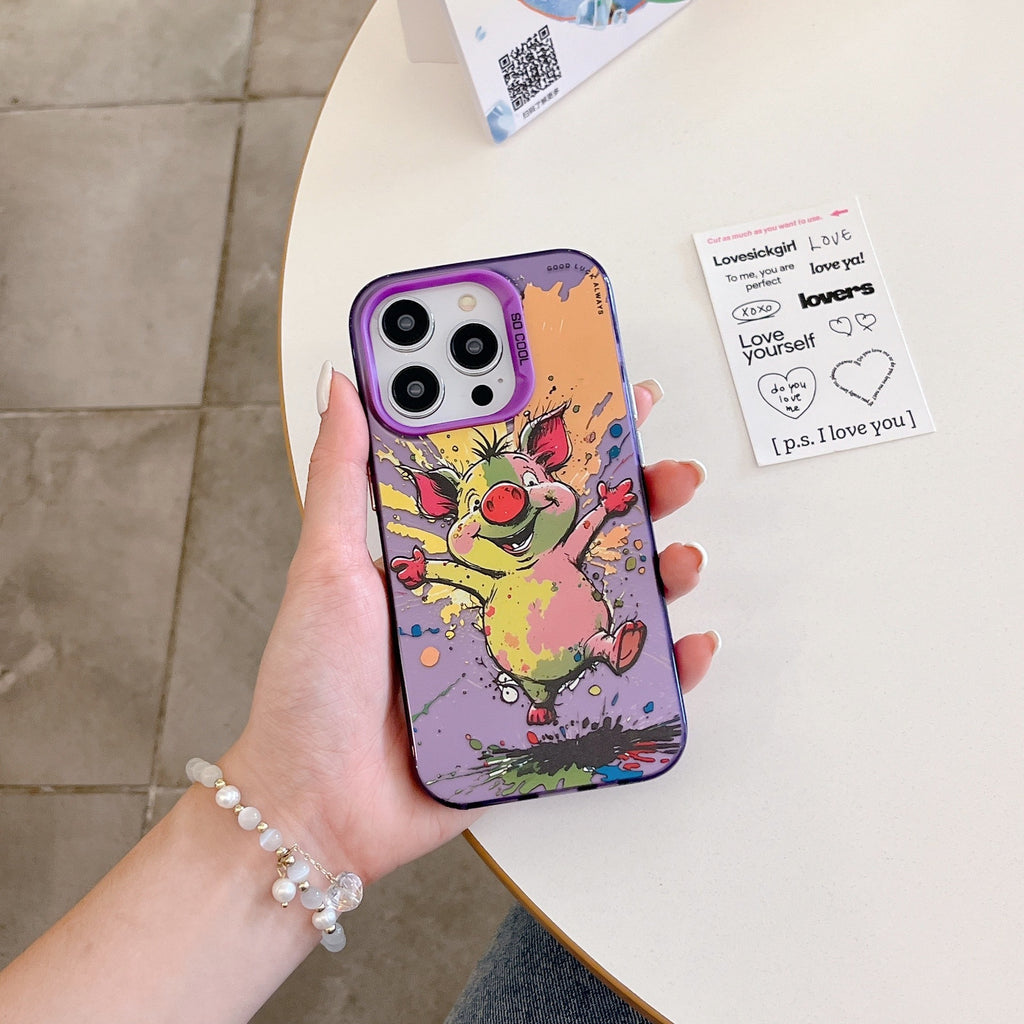 Personalized Silver Cat Phone Case
