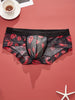 5pcs Men's Camouflage Trendy Underwear, Breathable Comfy Stretchy Briefs, Casual Underpants