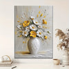Elegant Flower HD Printing Painting Floral Art Canvas Painting Creamy Wall Painting Suitable for Office, Corridor, Living Room, Bedroom, Bathroom, Room, Coffee Shop, Book Bar Wall Art Decoration Fashion Home Decoration Painting Perfect Gift