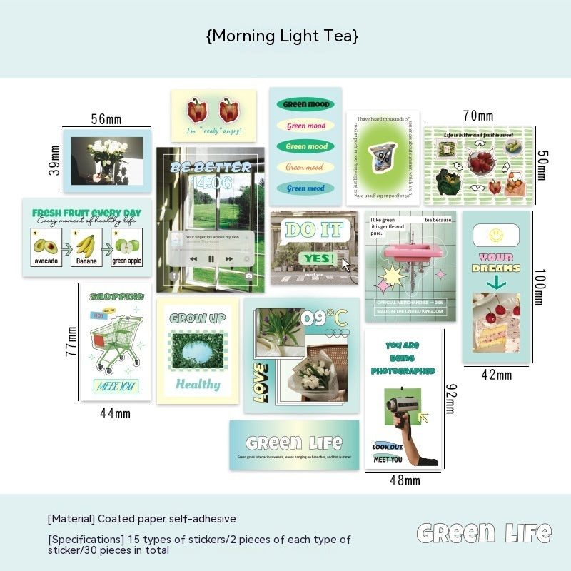 Sticker Package Korean Style Creative Journal Material DIY Decoration