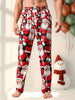 Men's Trendy Christmas Santa Claus Print Loose Pajama Trousers, Stylish All-match Pants, Comfy & Skin-friendly Daily Home Pants