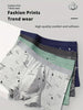 4PCS Men's Underpants, Men's Boxer Shorts, Penguin Pattern Underpants, Fashion Underpants, More Affordable Than Buying 1PCS, Stock Up On Underpants, Stock Up On Supplies!