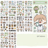 Hand Account Waterproof Sticker Water Cup Decoration Small Pattern Cartoon Girl