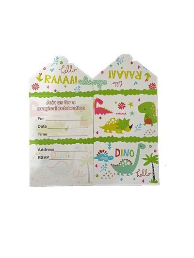Dinosaur Children's Paper Plate Paper Cup Arrangement Props Party Decoration Tableware Set