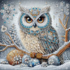 5D Owl Diamond Painting Kit - Adult crafters, gift-givers, home decorators - Irregular, Canvas - Suitable for Home Decor, Party Decor, Gift Giving