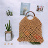 Hollow Woven Fishing Net Portable Grass Woven Bag