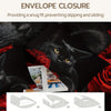 3pcs Black Cat Red Rose Pattern Comforter Set (1 Comforter + 2 Pillowcase Without Pillow Insert) For All Seasons, Microfiber Black Animal Flower Print Bedding Set For Halloween Style Bedrooms Decoration