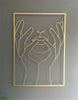 Female Line Art Acrylic Wall Decoration