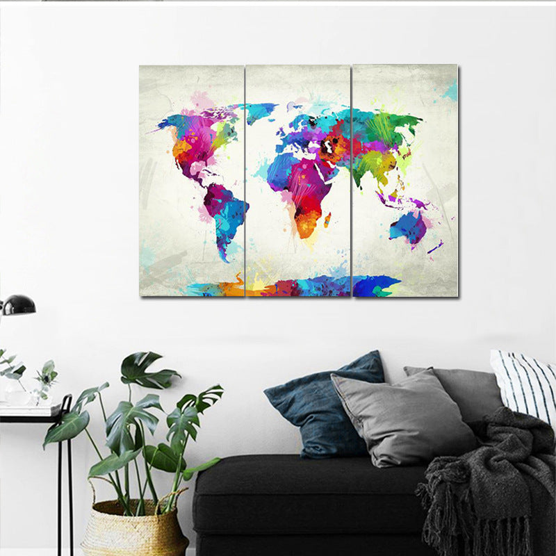 Watercolor abstract oil painting
