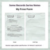 Notepad Simple Style Journal Decoration Learning Message