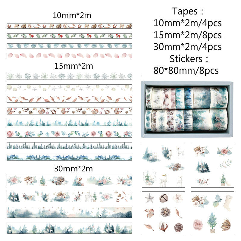 Mr. Paper gift box and paper tape
