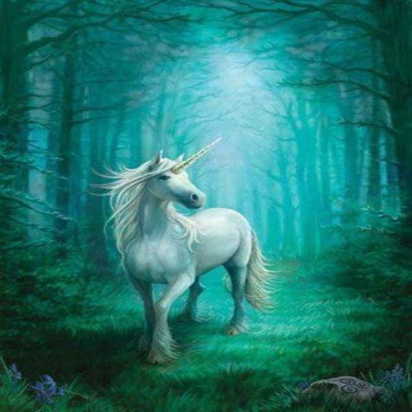 Distant Forest Unicorn 5D Diamond Painting Kit