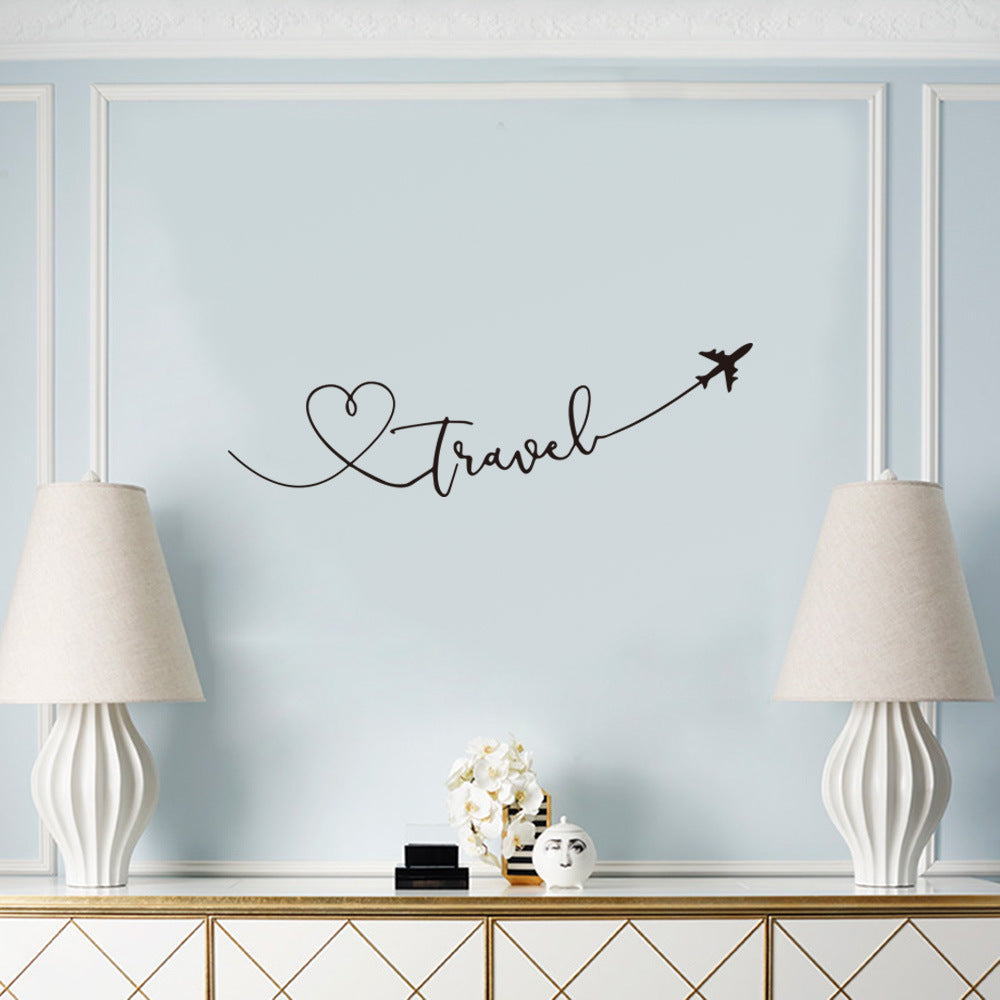 Travel theme wall stickers