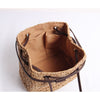 Simple Straw Shoulder Messenger Bag