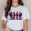 Printed short sleeve T-shirt for men and women