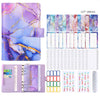 6 Loose leaf Binder Journal Book Marbling Notebook