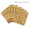 Tiger pattern paper plate paper cup
