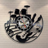 Vinyl Drum Set Vinyl Record Clock Digital Wall Clock