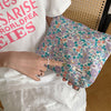 Floral Cotton Artistic Cosmetic Bag Women
