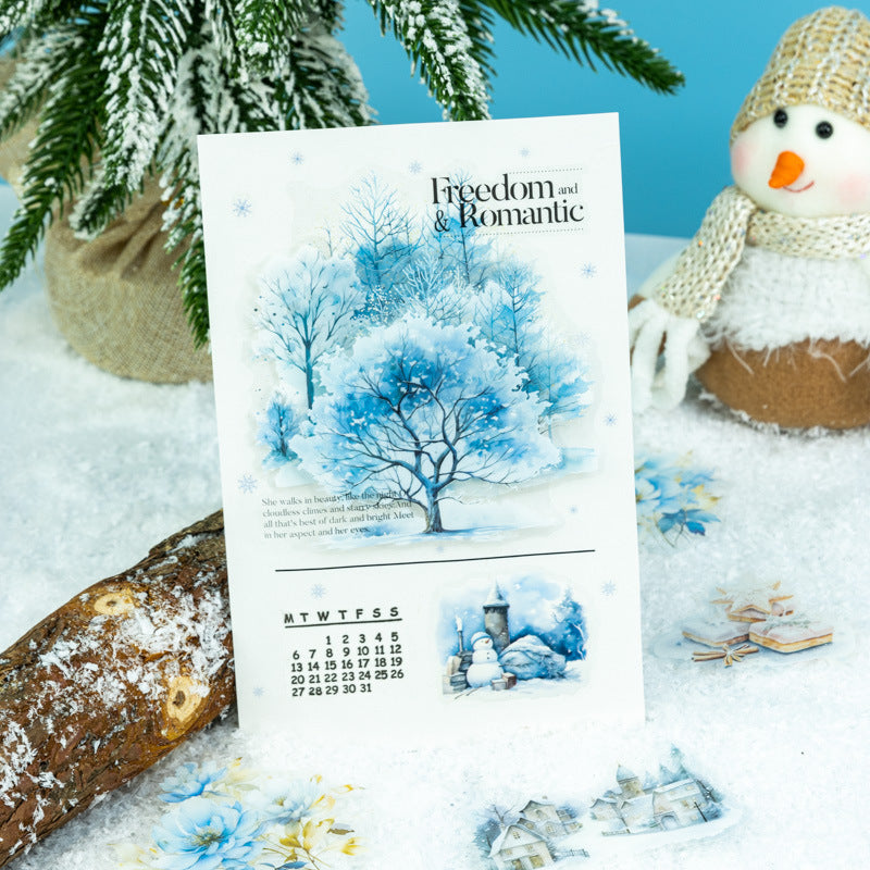 Winter Landscape Journal Decorative Source Material 10 Pieces 6 Models