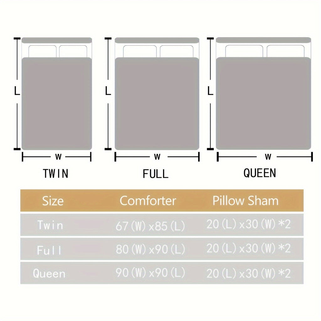3pcs Modern Fashion Polyester Comforter Set (1*Comforter + 2*Pillowcase, Without Core), Blue Rose Glowing Moon Print Bedding Set, Soft Comfortable And Skin-friendly Comforter For Bedroom, Guest Room.