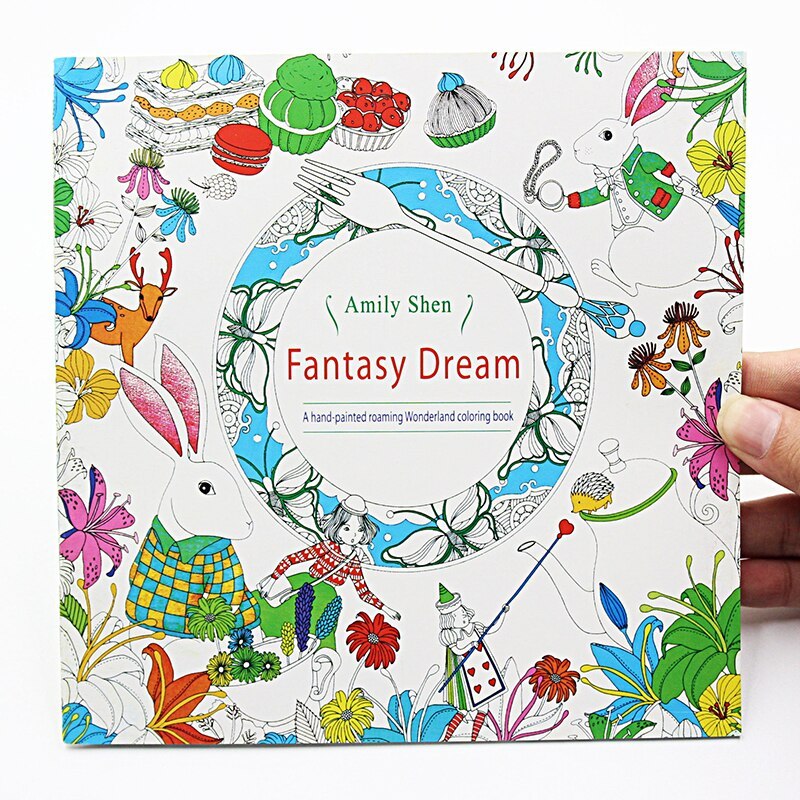 Children's hand-painted coloring book