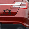 Bulldog scratch-resistant car stickers