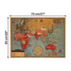 Vintage World Map Poster