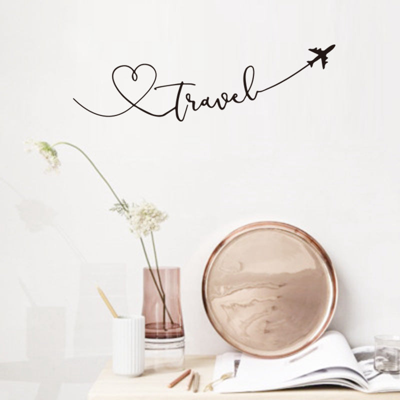 Travel theme wall stickers