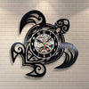 Vinyl record wall clock